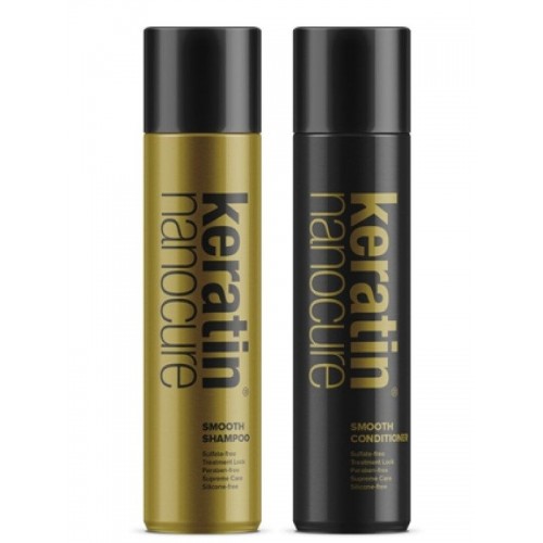 Keratin Nanocure® Smooth Shampoo & Conditioner 500ml